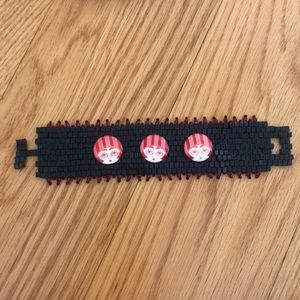 Cute Vintage Handmade Wide Wristband Bracelet